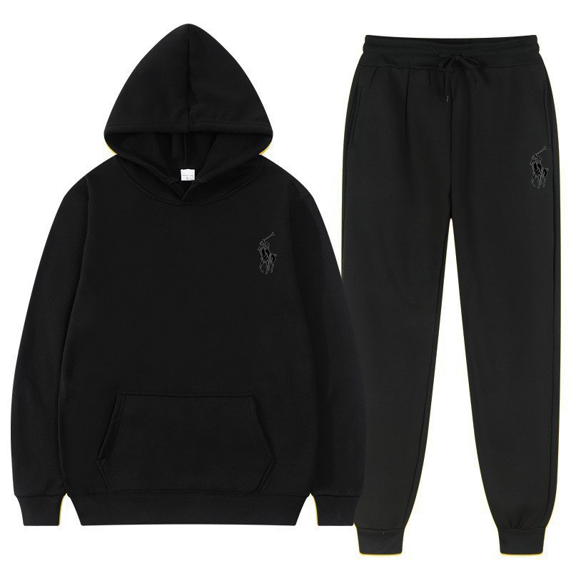 Hooded Sweatshirt Set Unisex with Kangaroo Pocket — image 7