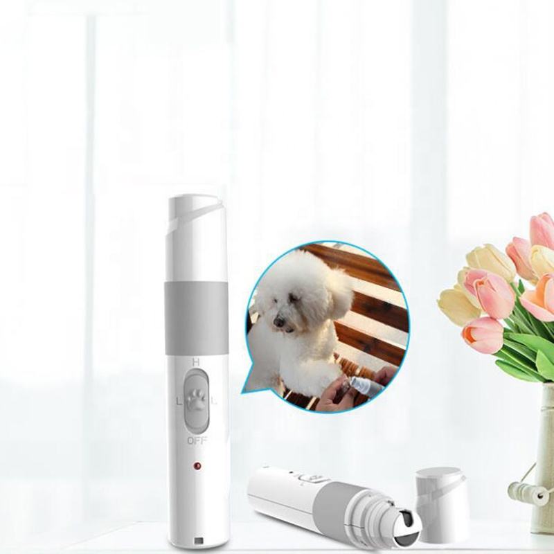 New Rechargeable Pet Nail Clipper Dog Nail Grinder Pet Clipper Cat Dog Nail Clipper Electric Pet Nail Grinder — image 3
