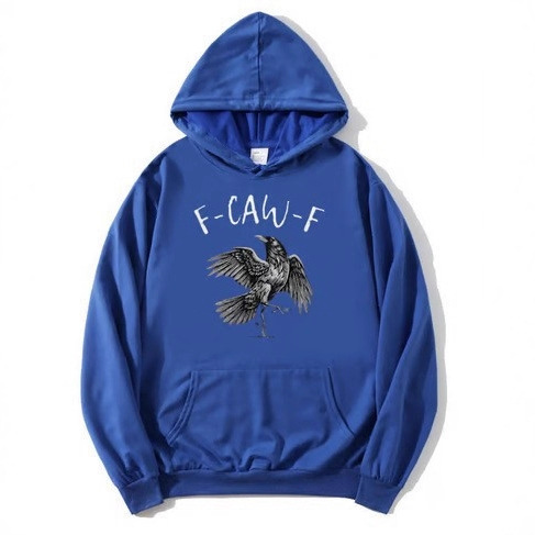Crow Print Hoodie Sweatshirt Men's Casual Sportswear — image 5