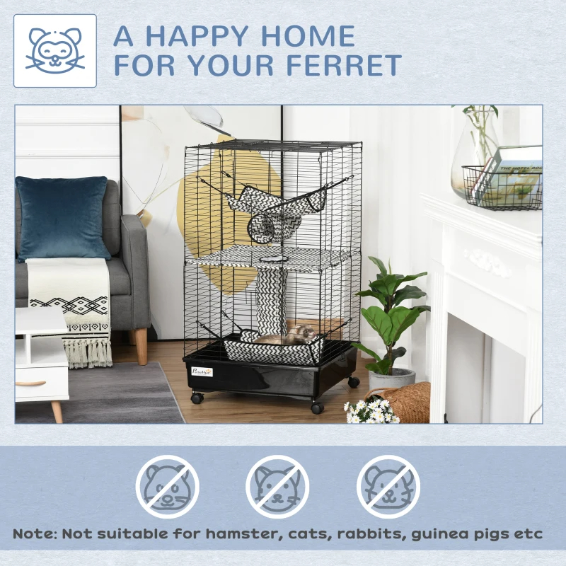 Caja Rodante para Pequeños Animales - Gran Caja para Ferretes — imagen 9