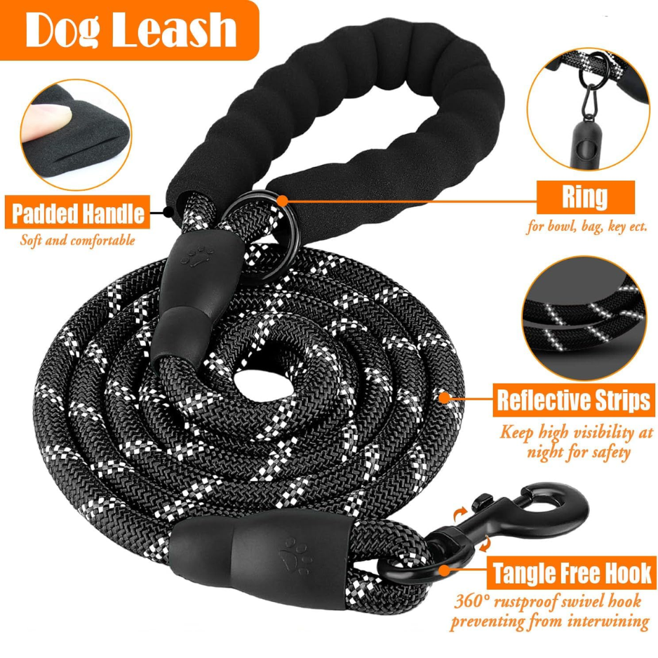 No Pull Dog Harness, Collar & Leash Set, Adjustable Pet Walking Set With Travel Accessories For Dogs — image 4