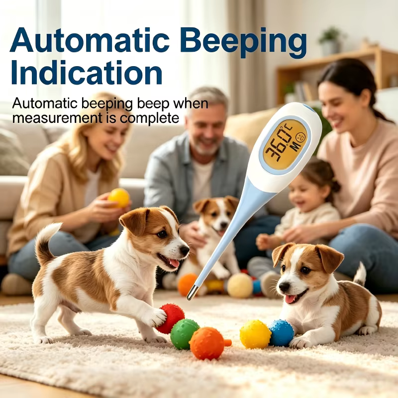 AiQUE Pet Thermometer Large Digital Display Fast Read Dog Cat Electronic Thermometer Animals Medical Equipment Veterinary Tool — image 3