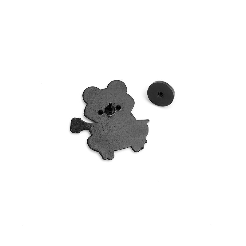 Quack Enamel Pin Custom Frog Lotus Leaf Brooches Bag Lapel Pin Cartoon Animal Badge Jewelry Gift for Kids Friends — image 5