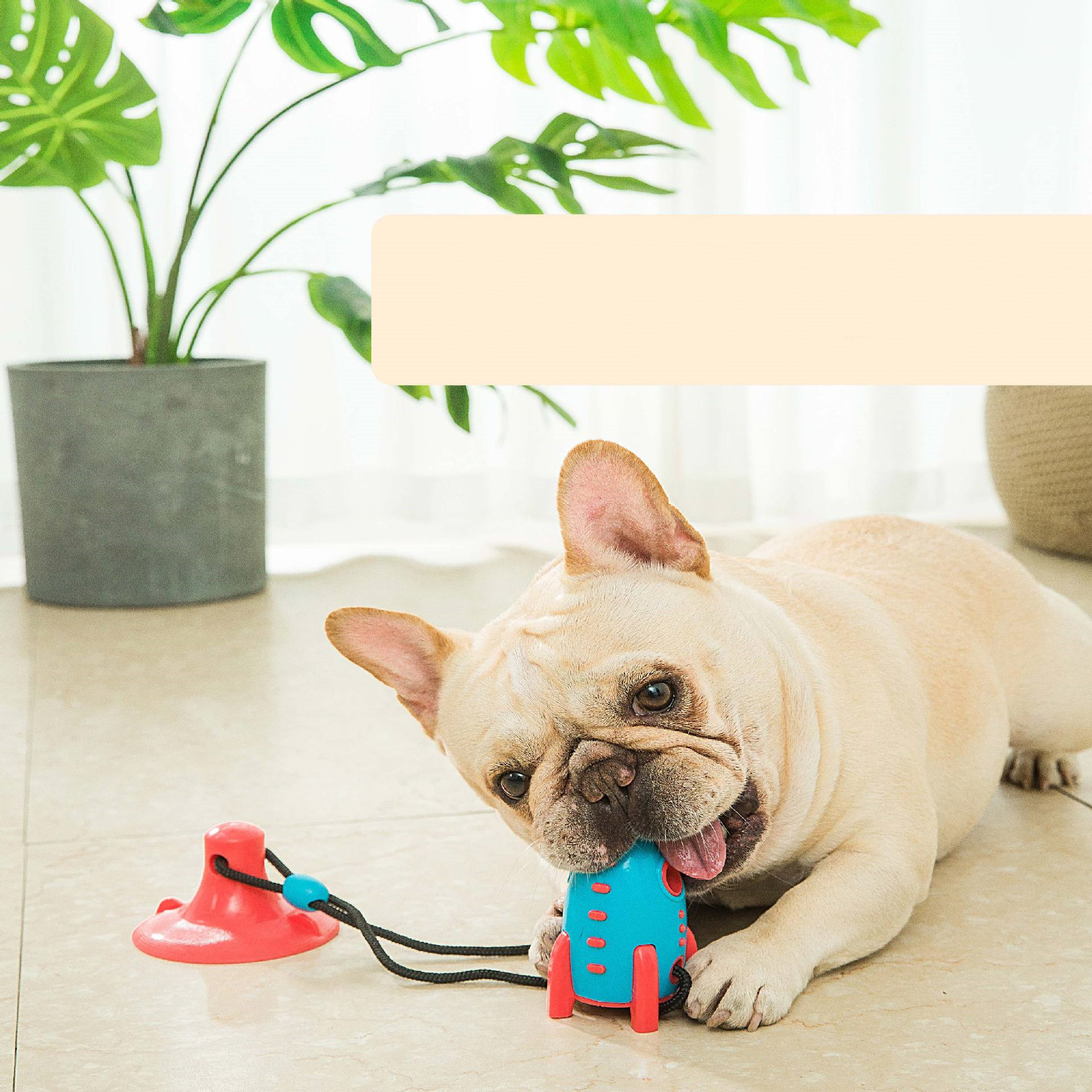 Juguetes de Perro Rocket Dog Toys con Alimento que Sale - Juguetes Resistentes a Mordeduras para Mascotas — imagen 3