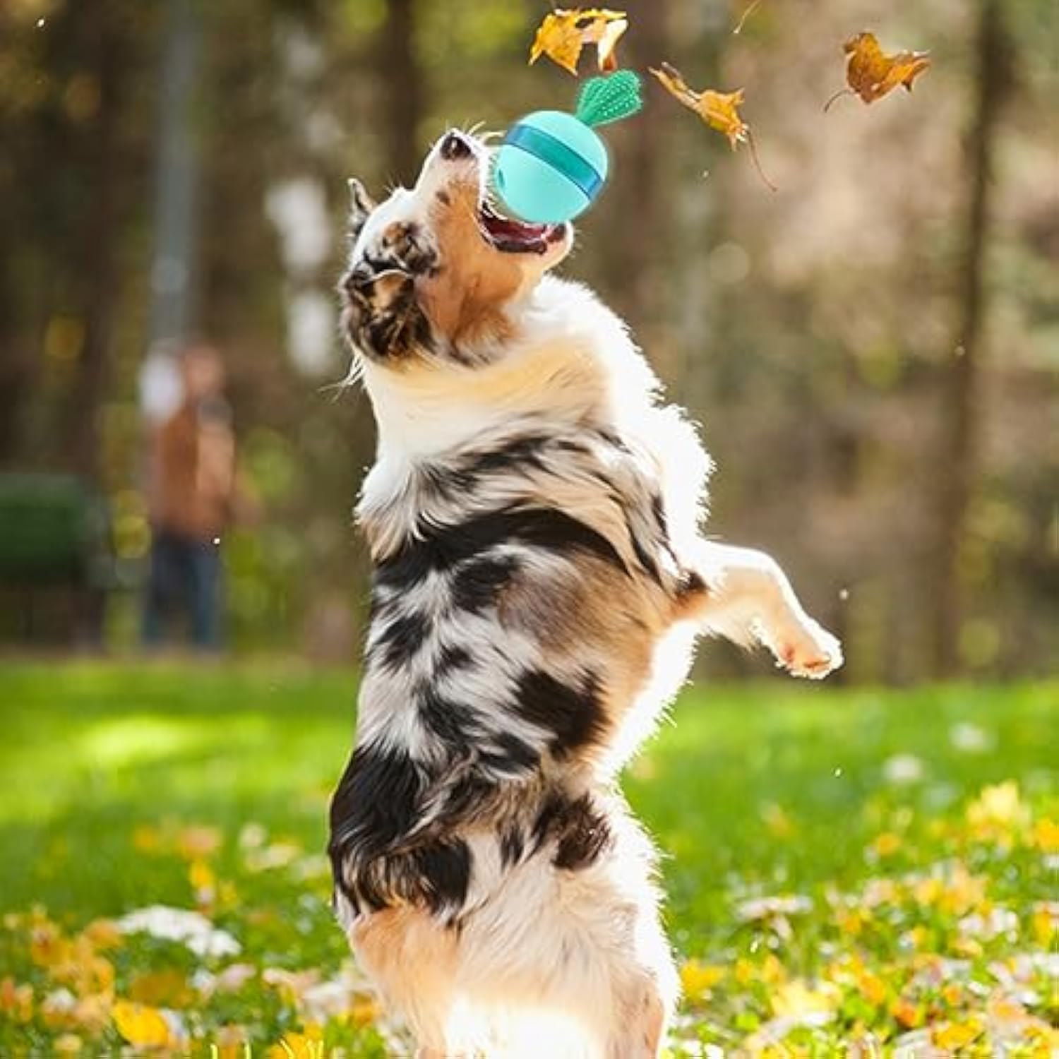 Juguetes Interactivos para Dispensar Comida de Perros Diferentes Funciones Juguetes de Rompecabezas para Perros Bolas para Perros para Canes Medianos Grandes Juguetes de Goma Duraderos — imagen 7