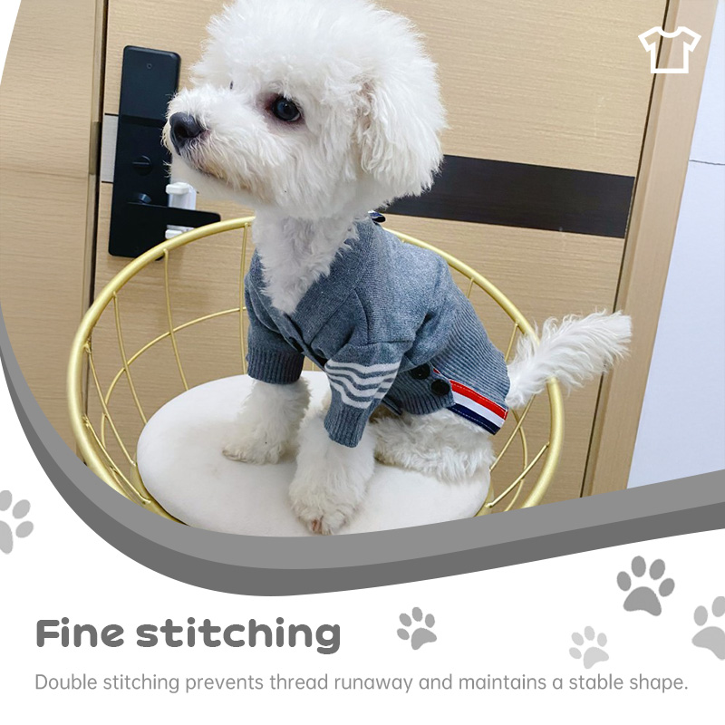Pet Knit Cardigan - Bear Design (For Dogs & Cats) — image 7