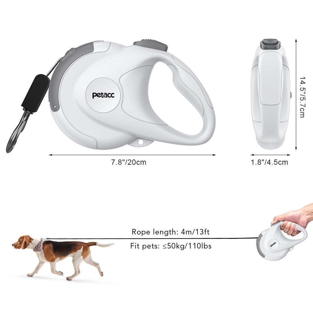 Pet Automatic Retractable Dog Leash Retractable Pet Supplies Reflective Dog Walking Rope Explosion-Proof Punch Not Stuck Rope — image 2