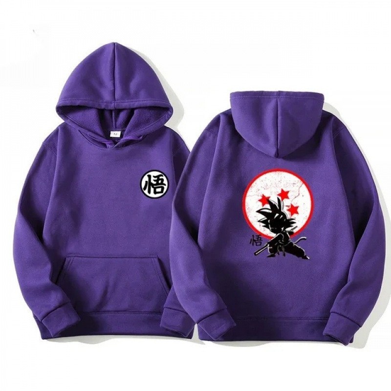 Casual Unisex Loose Hoodie Anime Dragon Ball Goku Round Neck Sweatshirt — image 13