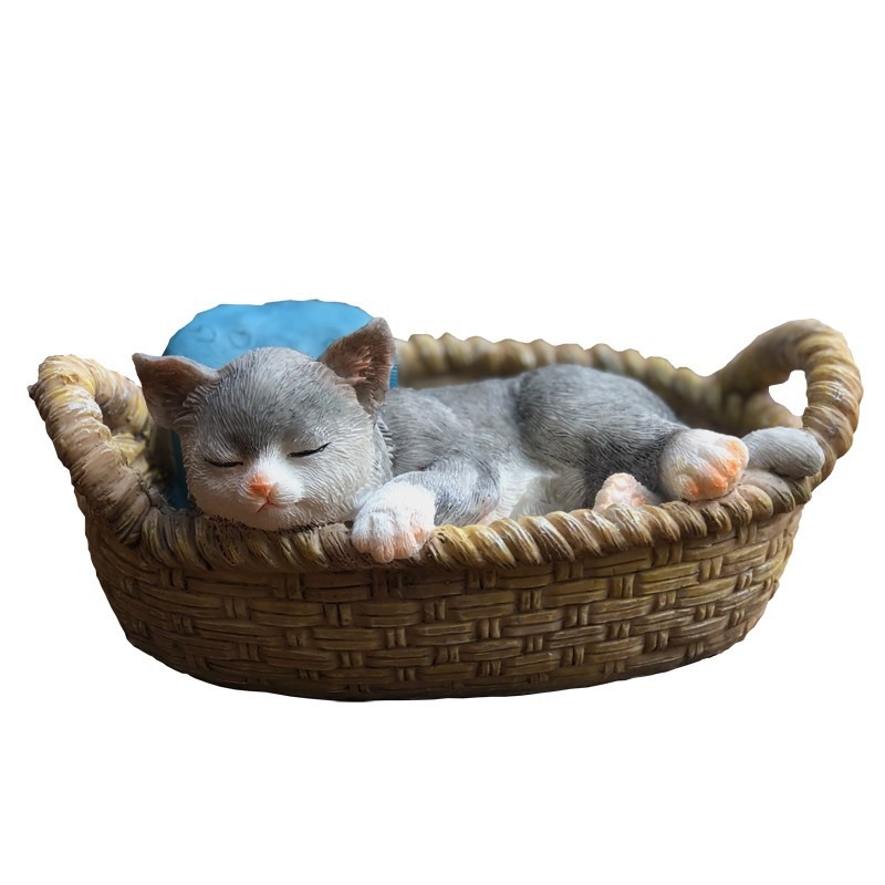 Outdoor cute kitten swing pendant — image 1