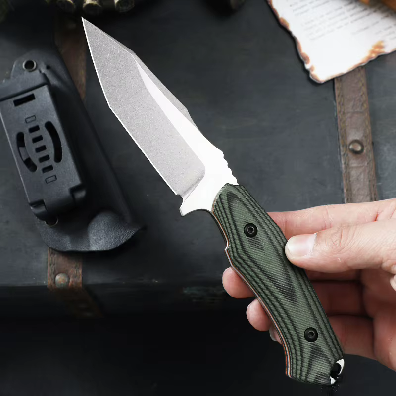 DC53 Steel Fixed-Blade Knife, Outdoor Camping and Hunting Knife, G10 Non-Slip Handle, Ideal for Hiking, Camping, and Fishing, and Also Suitable as an Everyday Carry (EDC) Tool — image 3