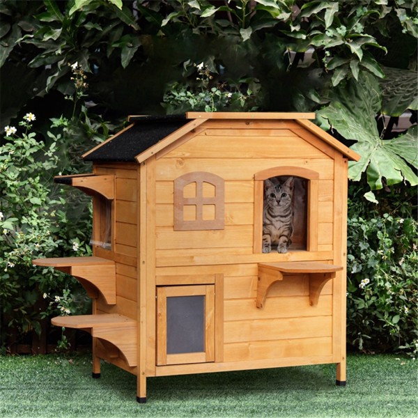 Wooden Cat House — imagen 6