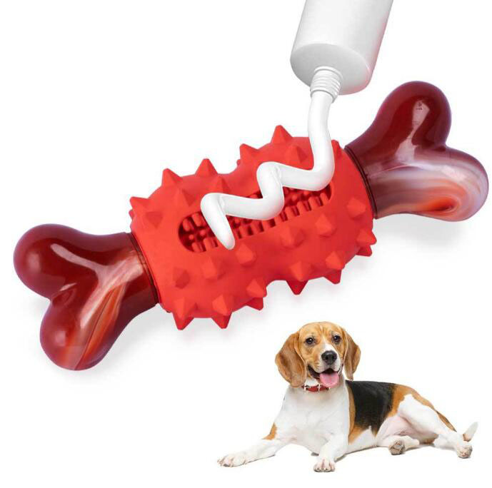 Pet Chewing Teeth Cleaning Teeth Bite Resistant Rubber Nylon Bone Pet Toy — image 2