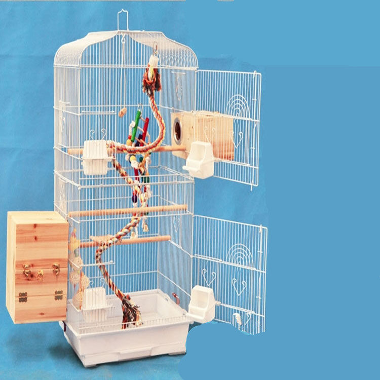 Caja Portátil para Exposición de Mascotas con Alambre y Madera — imagen 5