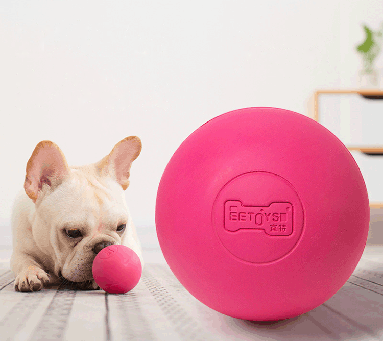 Rubber elastic solid ball dog toy grinding interactive training pet ball — image 3