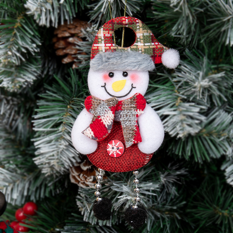 Decorative items for elderly people, snowmen, reindeer ornaments, Christmas tree accessories — image 9