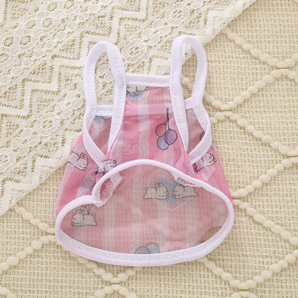 Ropa de mascotas fresca y elegante para perros y gatos - Vestidos ligeros, transpirables con mallas y estilosos chalecos — imagen 5