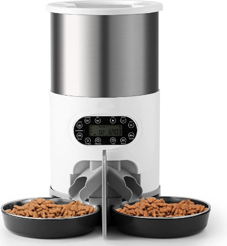 New Stainless Steel Feeder Double Feed Feeder Stainless Steel Feeder — image 1