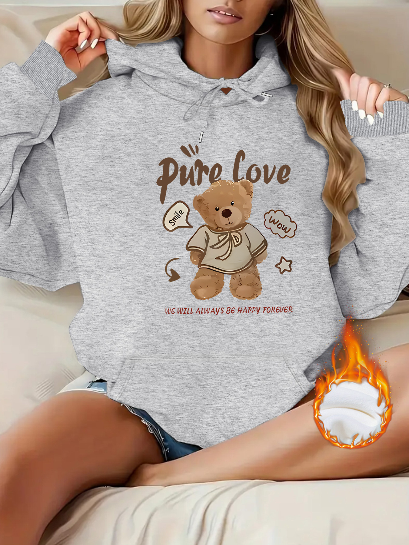 Little Bear Printed Hoodie — image 10