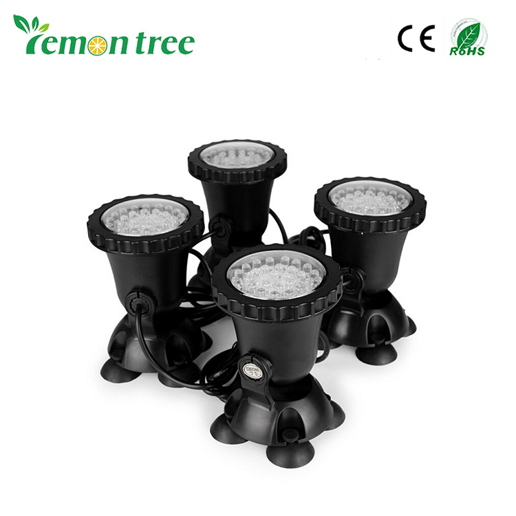 Lámpara cilíndrica de peces LED con luces de color, lámpara de buceo, montaña, piscina y tiro para tanque de peces