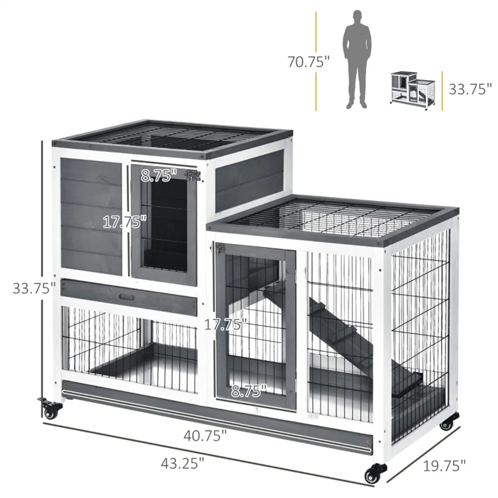 Wooden Rabbit Cage — image 7