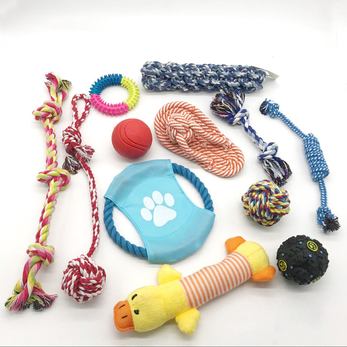 Conjunto de Juguetes para Perros - Mordedor de Cuerda de Algodón — imagen 8