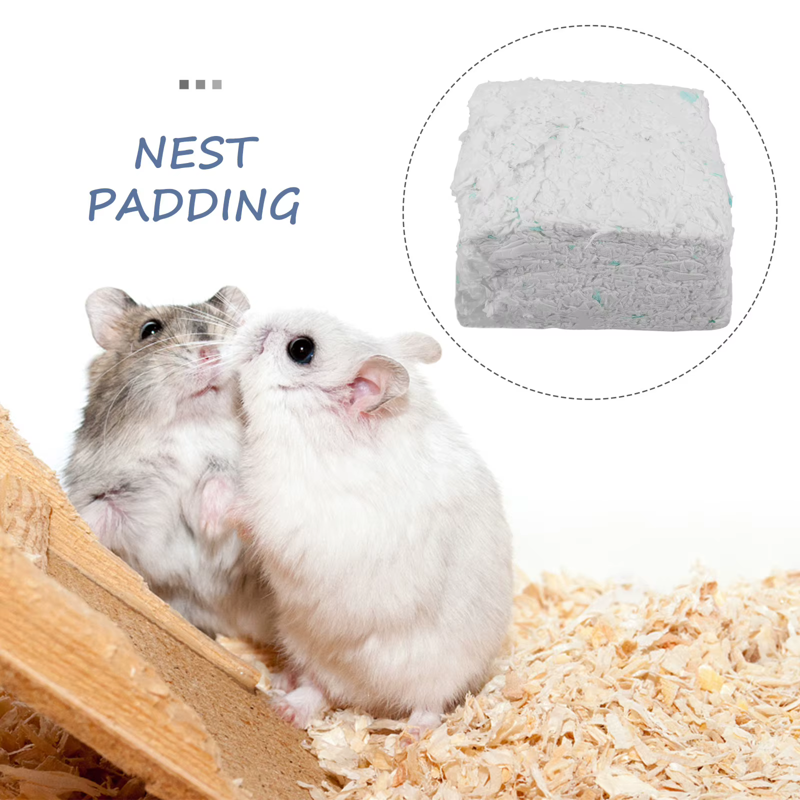 Pet Paper Bedding Sawdust Soft Absorbent Bedding Material for Small Pets Hamsters Gerbils Guinea Pigs Rabbits Ferrets — image 4