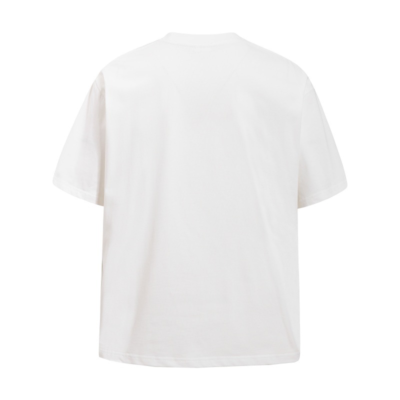 Painting graffiti fish cartoon short sleeved T-shirt — image 3