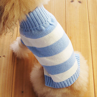 Suéter para Mascotas de Otoño e Invierno, Estampado de Rayas, Suéter Trenzado, Ropa y Artículos para Perros — imagen 3