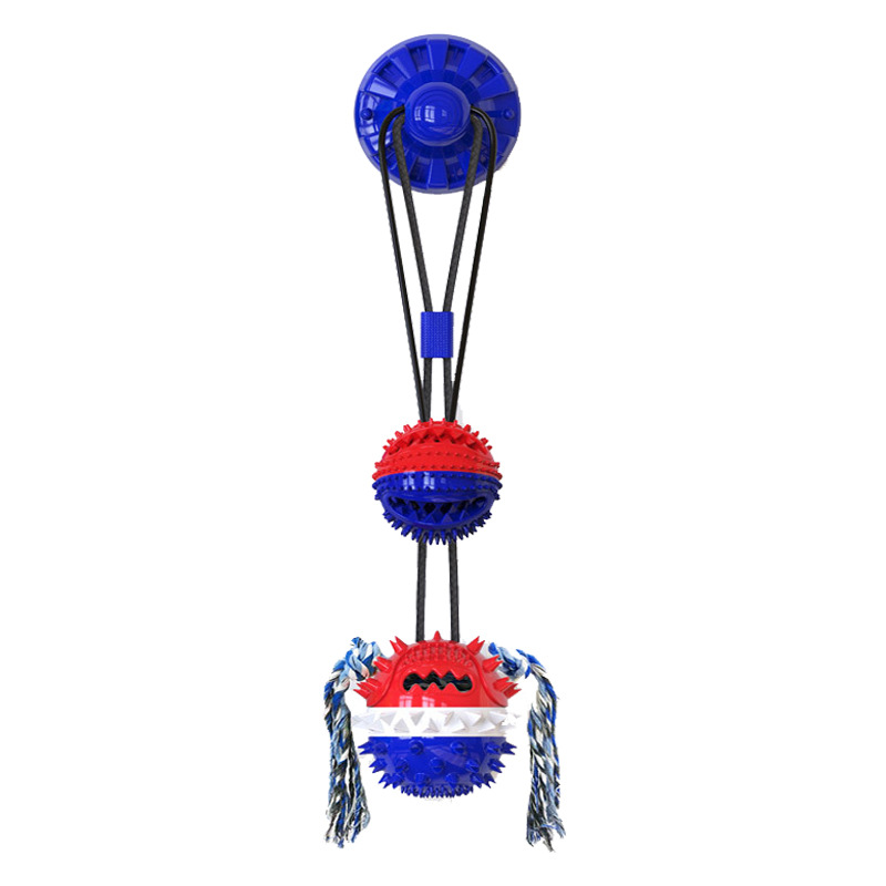 Pet Products Strong Suction Cup Dog Toys Molar Dog Products Bite Resistant Ball — image 5