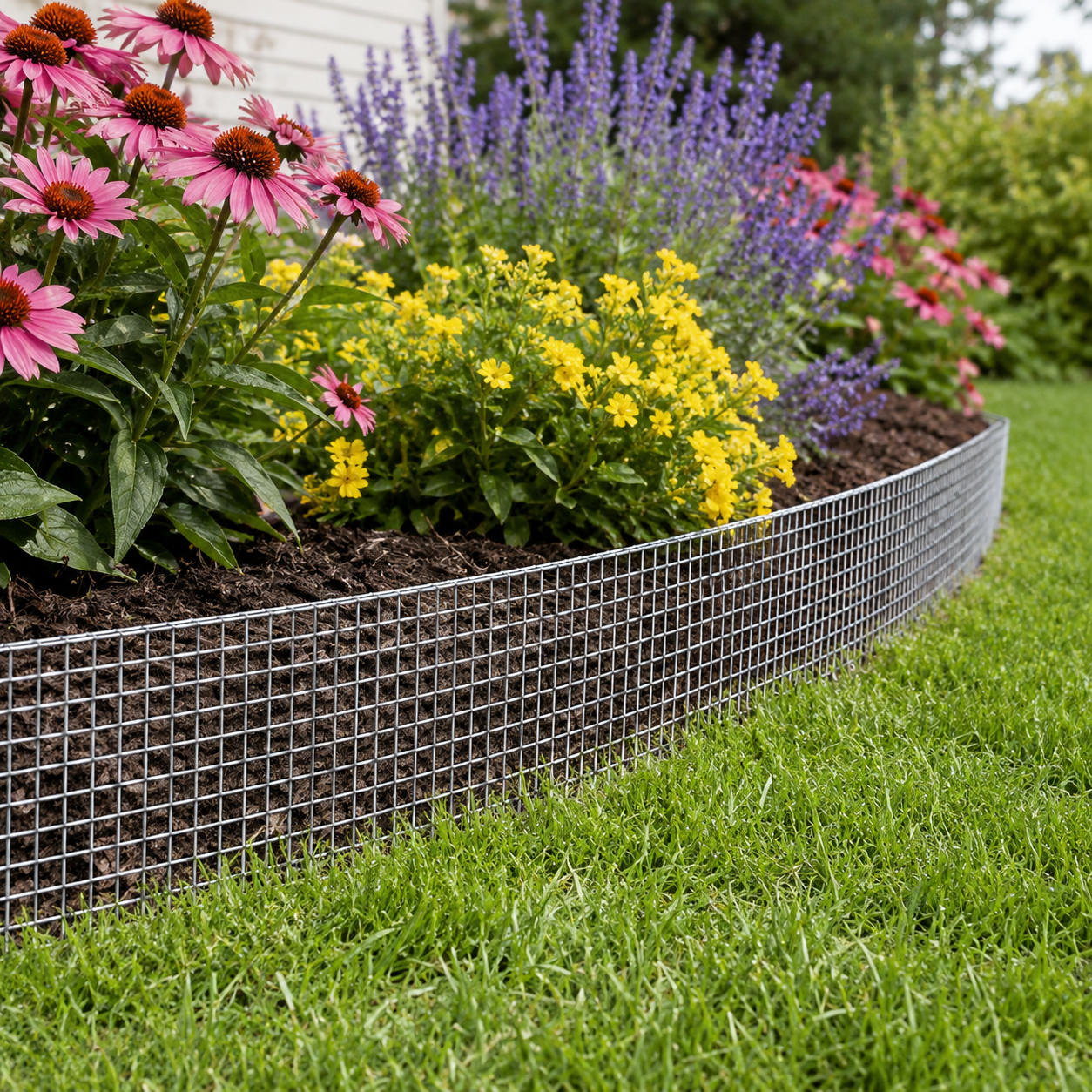 Malla Metálica Blanca de 24in x 100ft, Rollo de Alambre de Gallinero Soldado de 1/2 Pulgada, Cerca para Jardín y Plantas, Apta para Gallineros y Renovación del Hogar — imagen 8