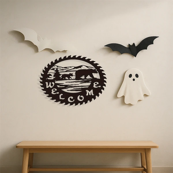 Estatua de Oso Gótico en Metal - Decoración para Hogar y Regalo (Servicio de Recogida en TikTok, Temu) — imagen 5