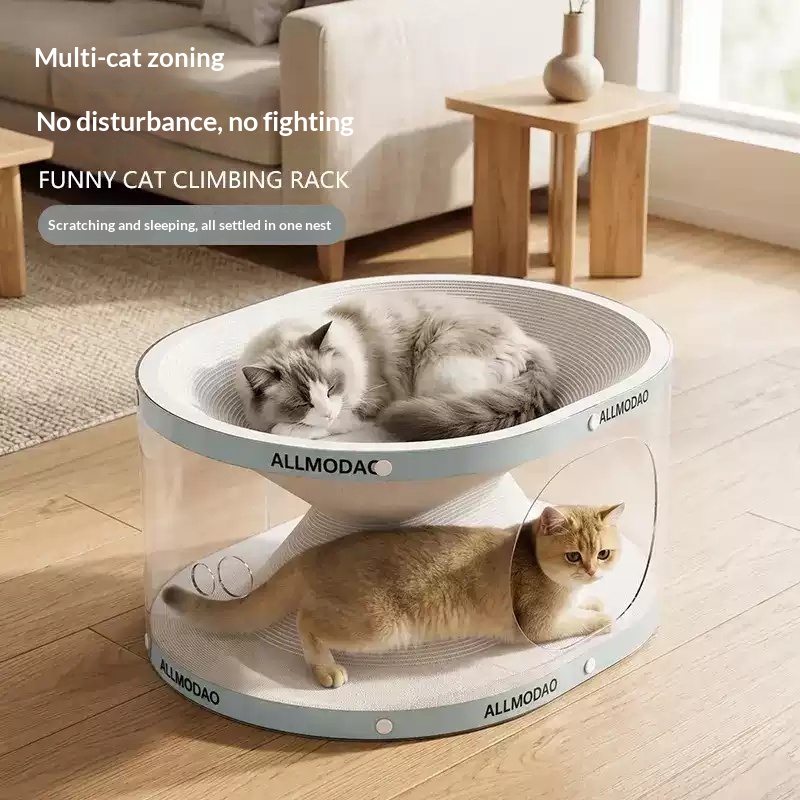 All-in-one No-installation Cat Scratcher Tunnel Toy — image 4