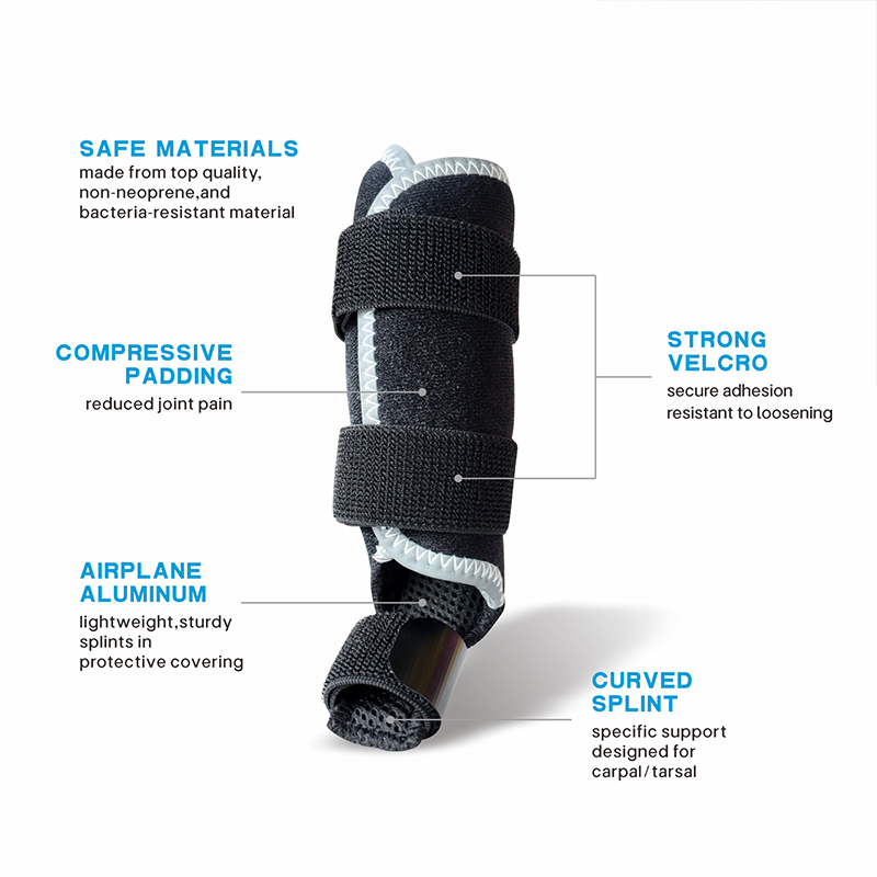 Dog Front Leg Brace – Carpal Hyperextension Splint for Fractures & Sprains — image 6