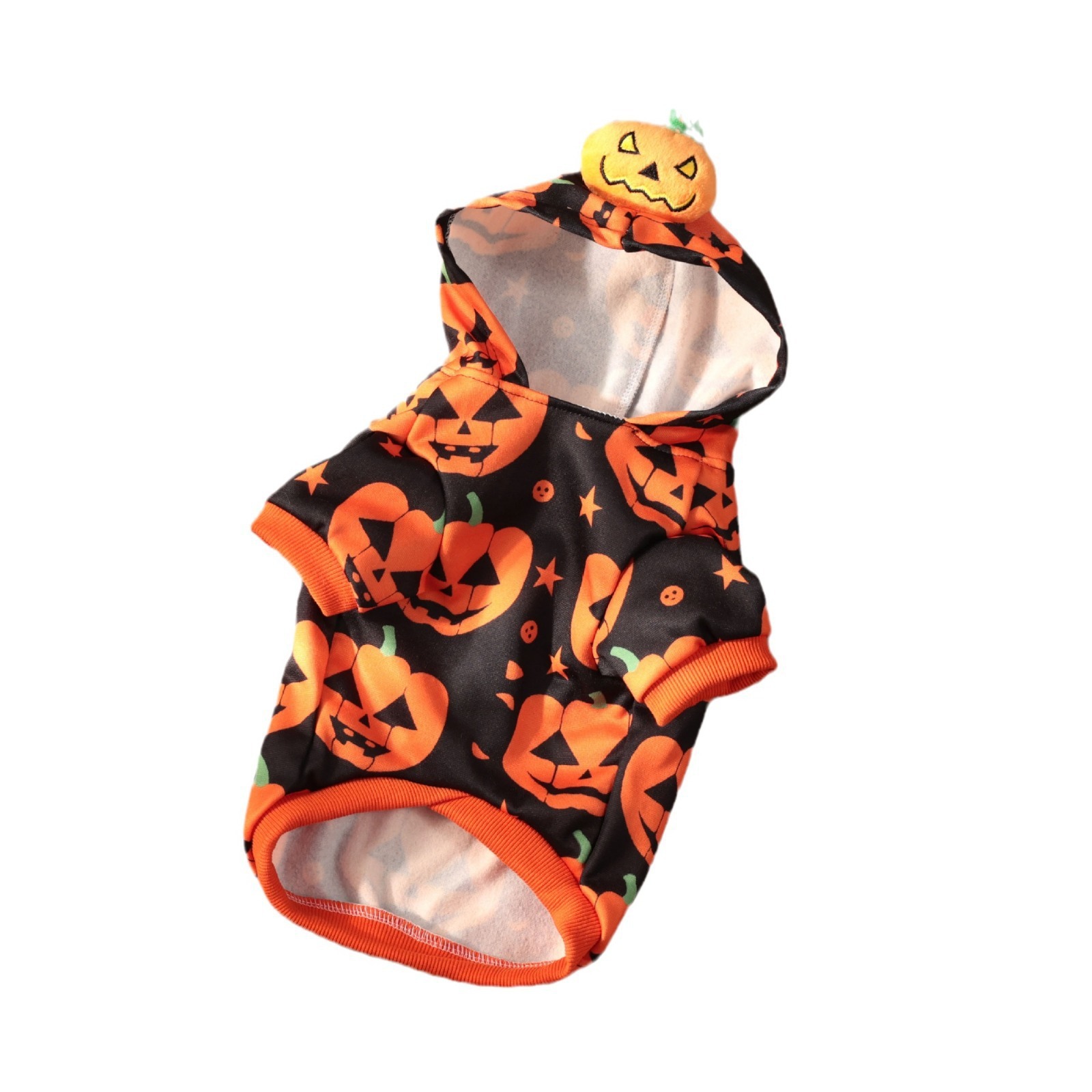 Halloween Pet Dog Clothes Cat Dog Halloween Pumpkin Two-Legged Hoodie Sweatshirt for Medium and Small Dogs Teddy — imagen 6
