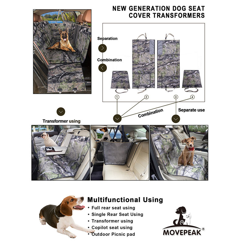 EZMTB New Multi-Function Anti-Dirty Waterproof Pad Rear Seat Car Dog Pad Rear Pet Car Pad — image 5