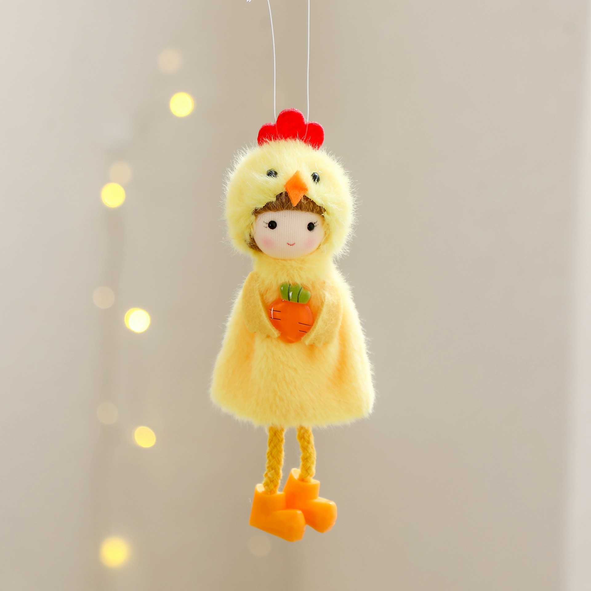 Easter Decoration Chick Egg Hanging Ornament Carrot Pendant Party Prop — image 4