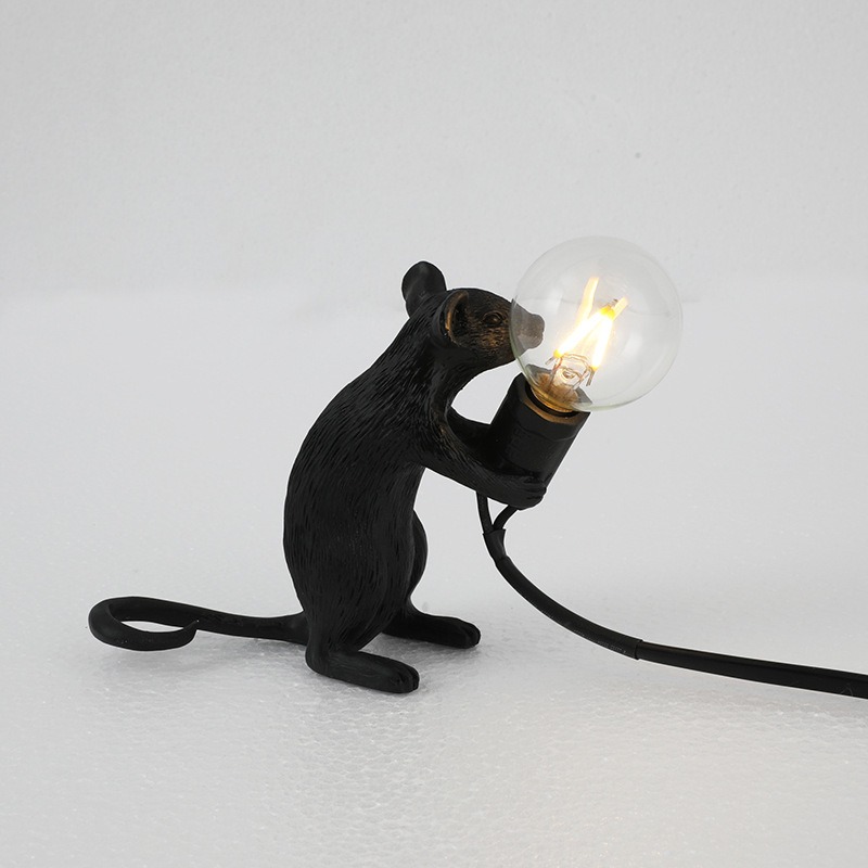 Lámpara de Resina Mini Animal Ratón Luz — imagen 4