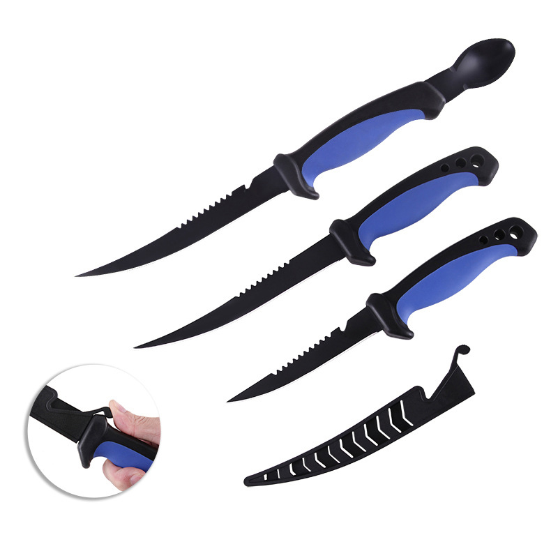 Stainless Steel Back Tooth Phosphorus Fishing Knife Cover — image 3