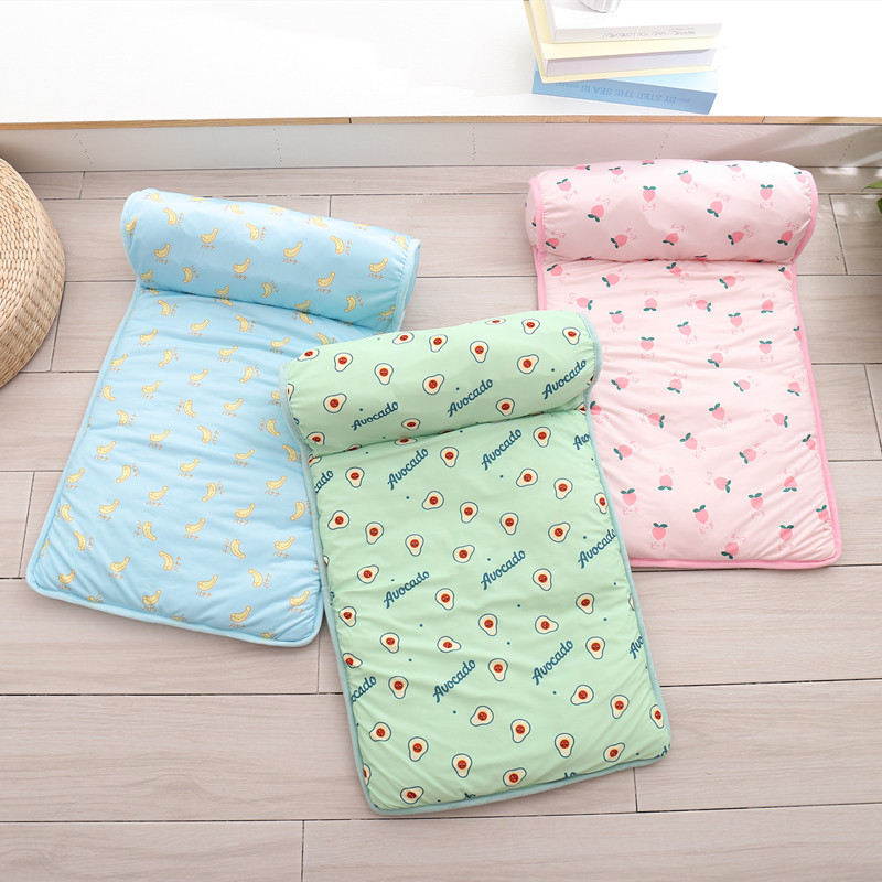 Cat dog pet ice pad summer autumn cooling heatstroke prevention sleeping mat fruit mat non-slip ice silk mat — image 3