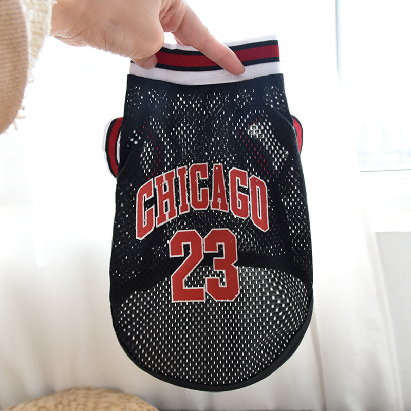 Ropa de Mascotas para Baloncesto Vestido Grande Malla Verano Ropa para Perros — imagen 20
