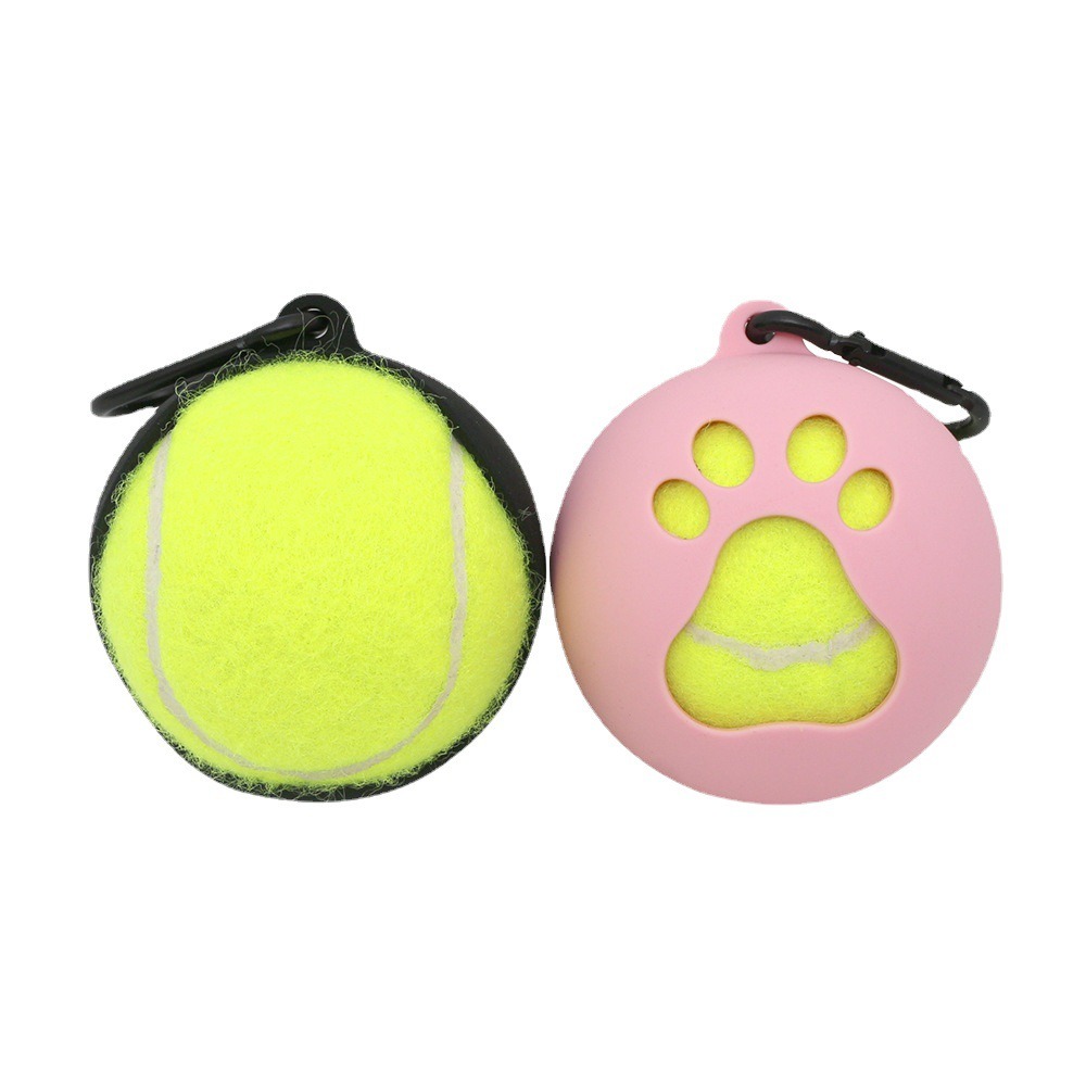 Soporte de pelotas para mascotas - Estantería portátil para entrenamiento canino sin manos — imagen 5