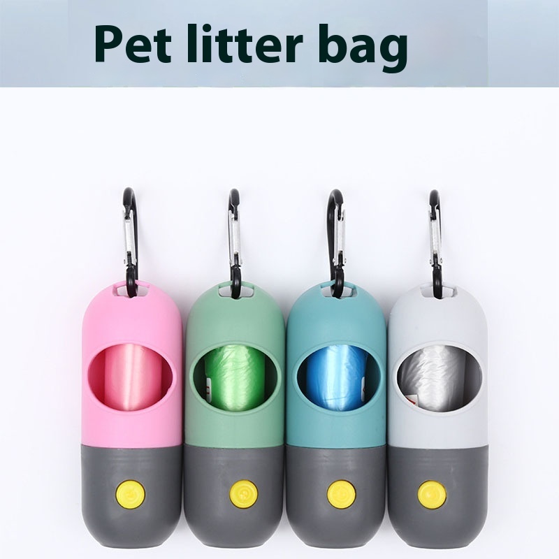 Led Light Pet Waste Bag Dispenser For Dogs Cats Dog Poop Scooper Bags Waste Bags Holder Dispensers Pet Clean Accessories — image 6