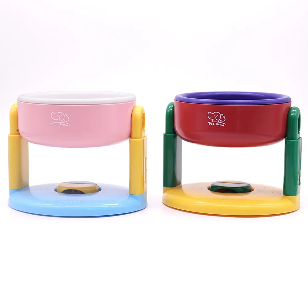 Plato Elevado con Tornillo de Sujeción para Prevenir Derribos, Altura Ajustable, Comida y Agua para Mascotas, Suministros para Animales Domésticos — imagen 5