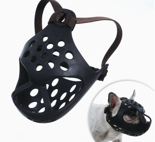 Mascota Humilde: Mordaza de Goma Suave para Perros con Boca Corta - Para Bull Terrier, Bulldog Inglés, Bulldog Francés, Pug - Prevención de Morder y Comer Al Azar — imagen 4