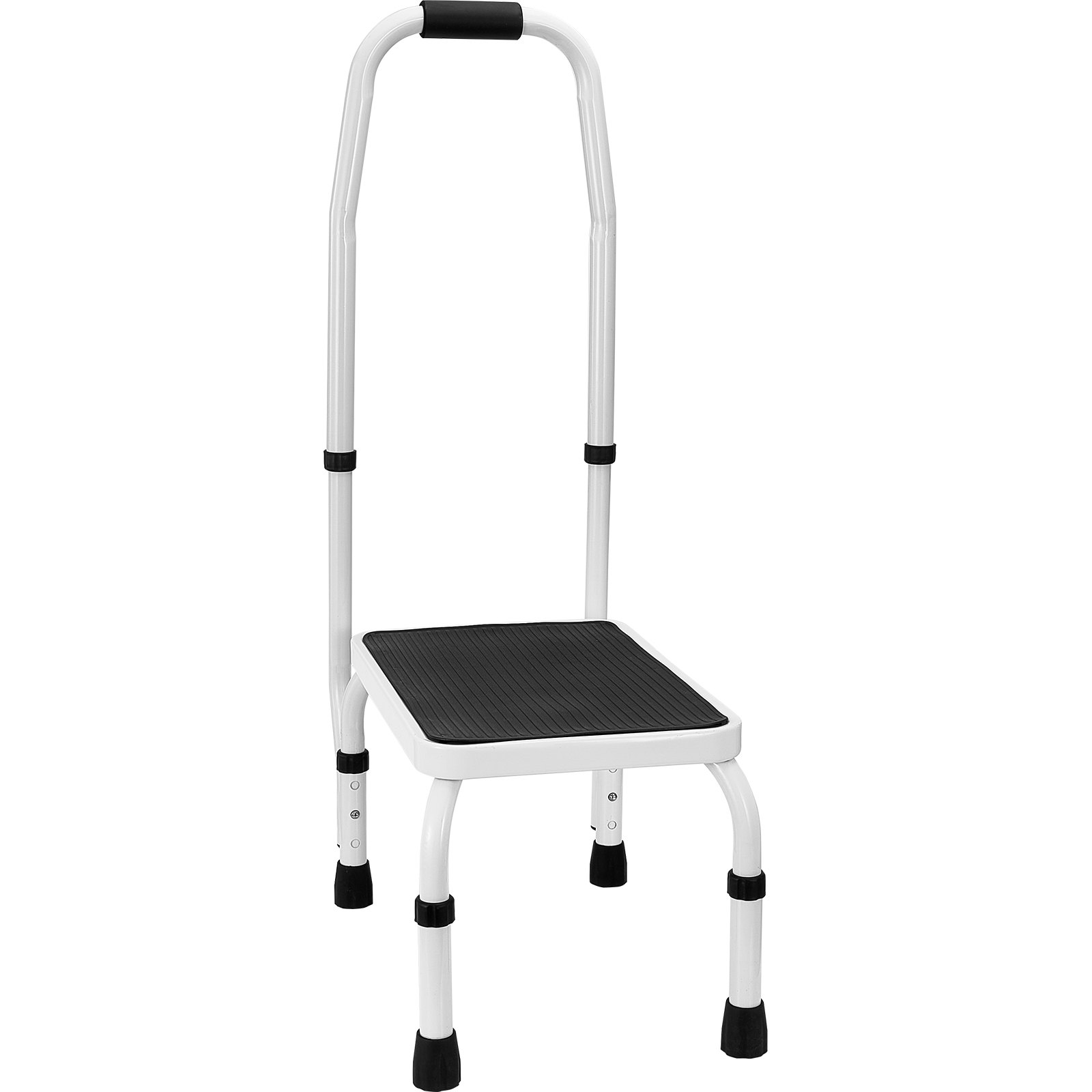 Step Stool 1-Step 330lbs Capacity, 3 Adjustable Height With Handle Steel Step Ladder, Portable Toddler Step Stools For Adults, Non-Slip Sturdy Step Ladders For Office, RVs, Pets — imagen 8