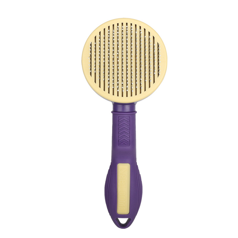 Pet Comb Automatic Hair Removal Comb Cat Comb Hair Removal Beauty Self Cleaning Pet Comb Supplies — image 7