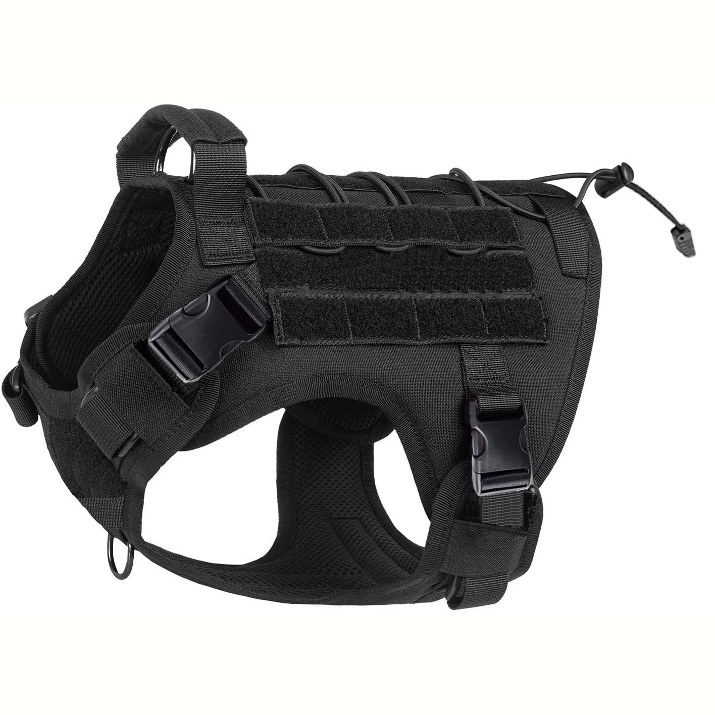 Arnés de Perro, Arnés Táctico con Manija, Vestido para Servicios Caninos con Paneles de Velcro y Anillo, Arnés Ajustable para Cachorros — imagen 1