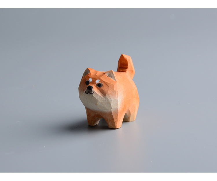 Creative Wooden Cat Trinkets Crafts Handmade Wood Carving — image 42