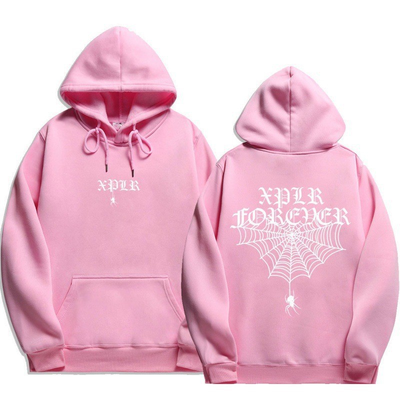 Sam and Colby XPLR Unisex Hoodie Sweatshirt with Spider Web Print — image 12