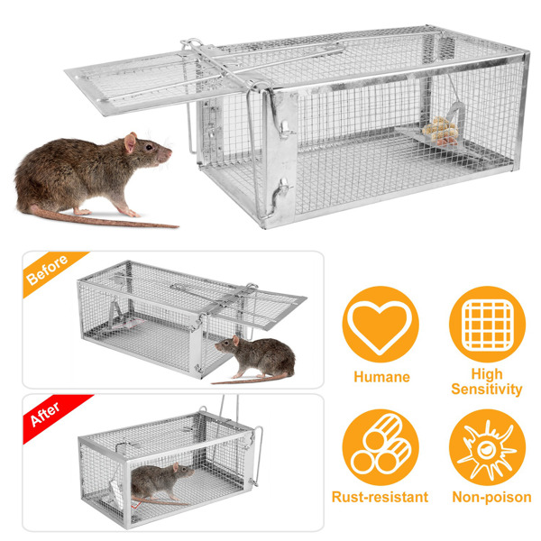 Mouse Trap, Galvanized Iron Mouse Control Bait Catcher — image 5